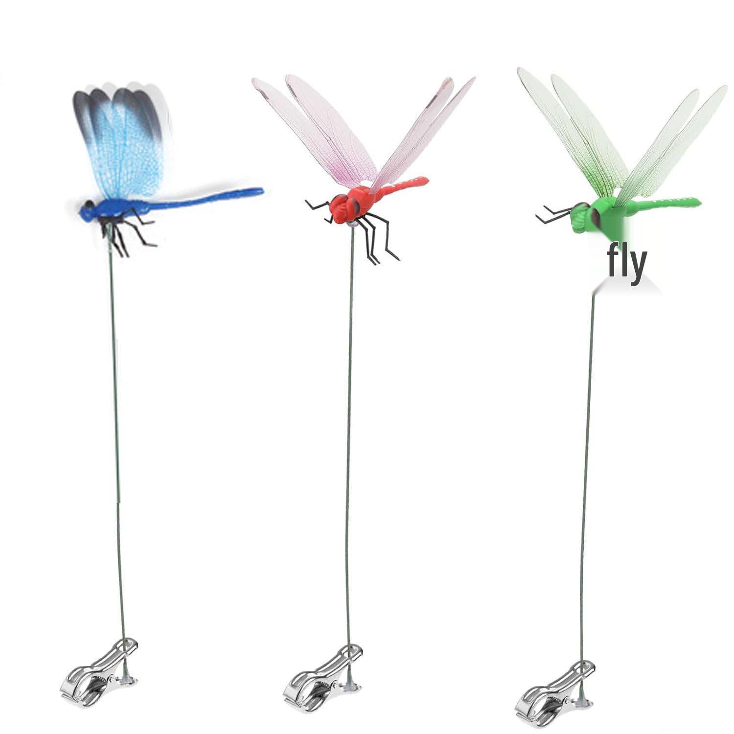

Outdoor Dragonfly Clip Simulation Garden Decoration & Insect Deterrent