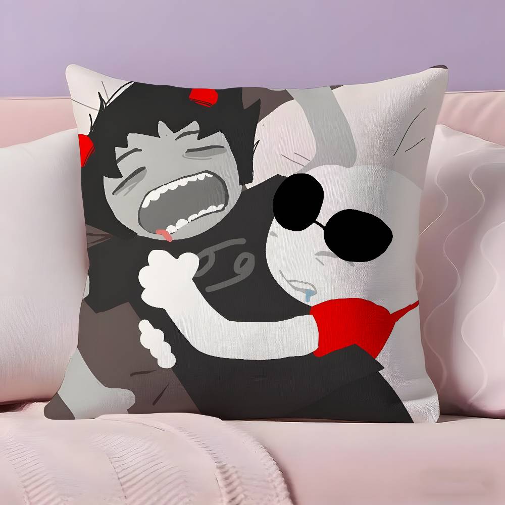 Anime HHomestuck Pillow Case Ultra Soft Skin Friendly Fabric Cloud Like Comfort  Concealed Zipper