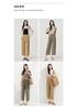 Jiuzi Anna Kou Fashionable and Simple Commuting Style Elastic Waist Slimming Tapered Pants