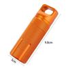 Portable EDC Dry Bottle Keychain Medicine Case Emergency Capsule First-Aid Canister Pill Box Seal Tank Container