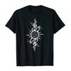 Keltský Severský válečník Kompas Vegvisir Runy Severský symbol Tričko
