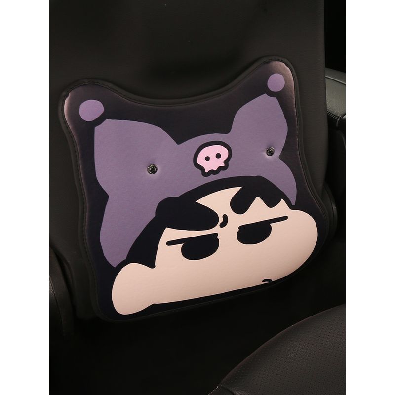 Car Anti-Kick Mat for Rear Seat Backrest, Child Protection, Anti-Dirt, Interior Protection Accessories, Car Floor Mat for Women Cowboy Shin-Chan - Single Anti-Kick Pad