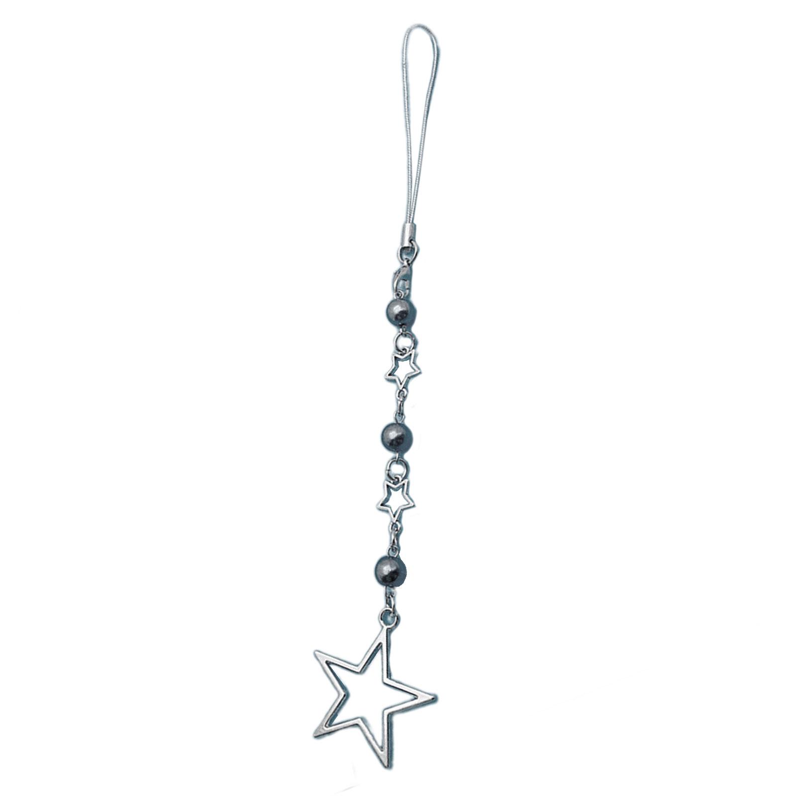 

Кулон-подвеска в виде полых звезд, Шарм для телефона, Подвесная веревка, Простая цепочка для телефона, Ремешок, Украшение для сумки, Шнурок, Аксессуары для брелока 2