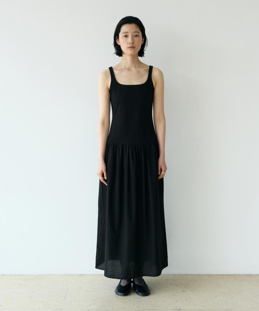 Loutaideu Jersey Maxi Dress [Black]