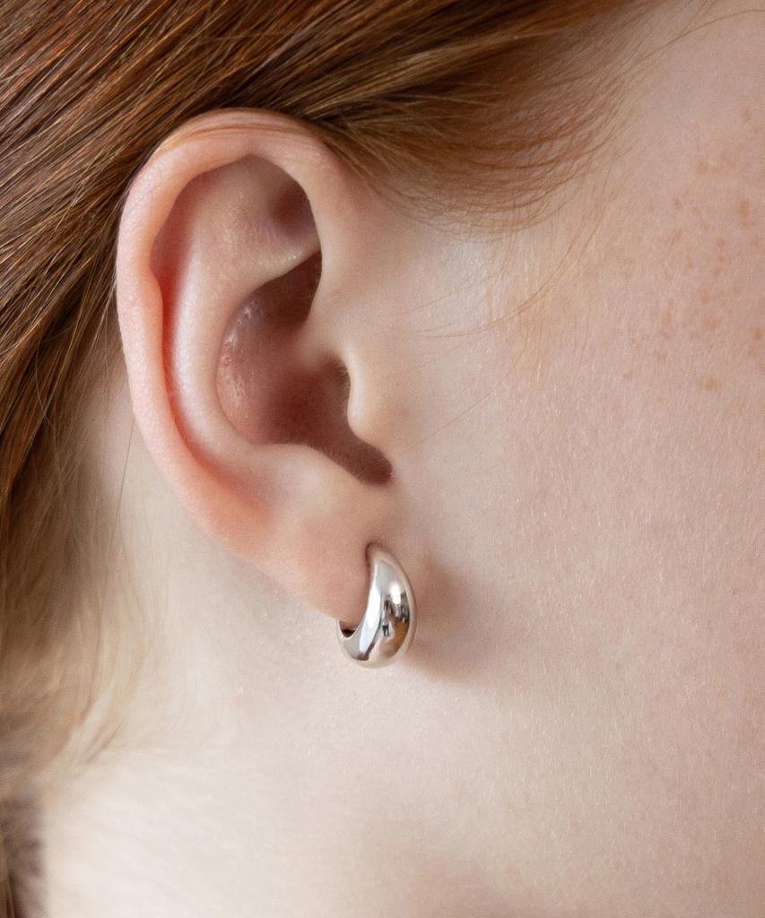 Tatiana Plump Volume Hoop Earrings Ec3227 (S/M/L)