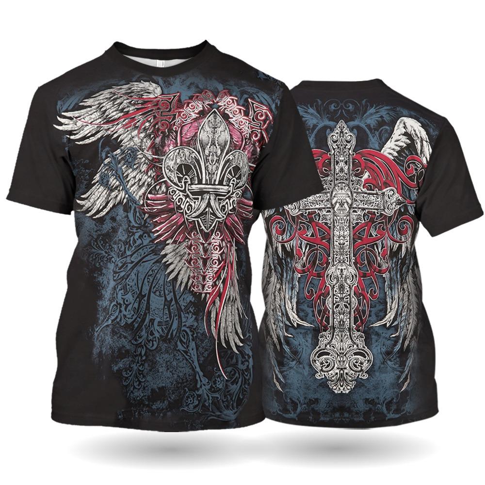 

Чоловіча футболка Ретро 3D-принт Футболка з коротким рукавом Вуличний одяг Топ XXS