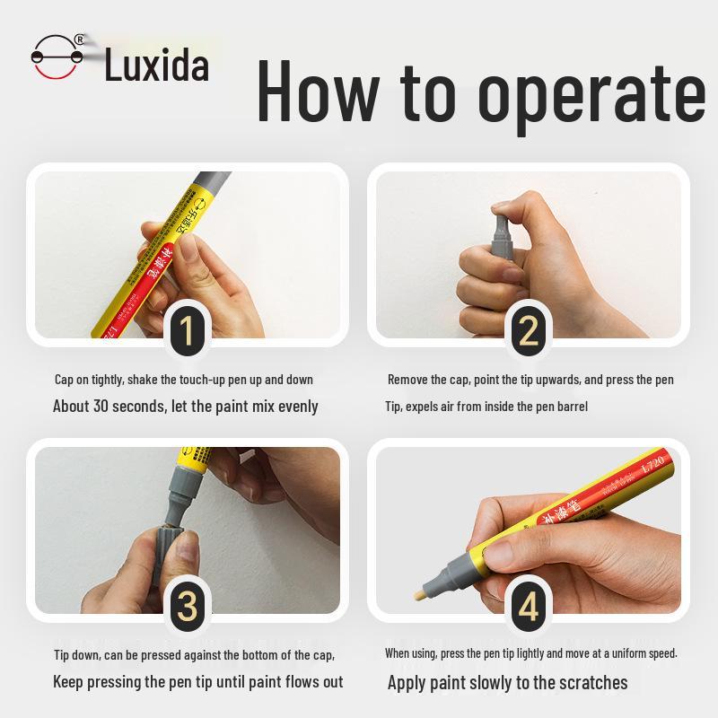 Leather Bag Hardware Repair Paint Pen - Waterproof, Sunproof, Rustproof, Non-Fading