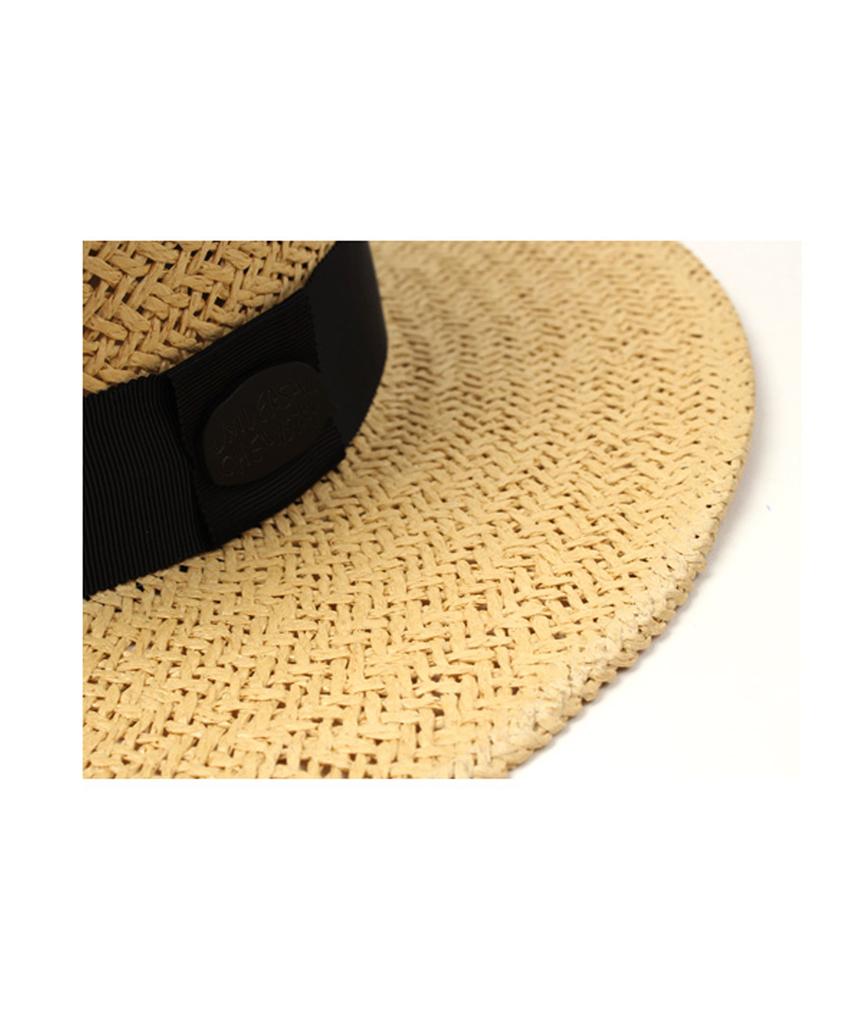Yunibeosyeolkemiseuteuli Home Beige Flat Fedora Summer Fedora