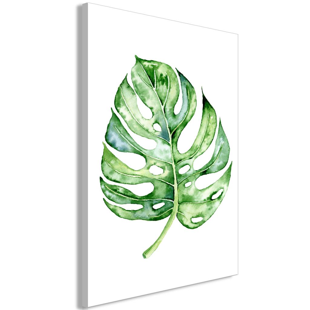 Obraz - Akwarelowa Monstera (1-Częściowy) Pionowy