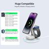 Ładowarka Bezprzewodowa 3 w 1 15W Dla iPhone 16 15 14 13 12 Stacja Szybkiego Ładowania Dla Watch 10 9 8 7 6 5 dla Airpods pro