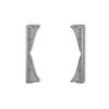 Karlik Mini Intermediate Frame for Double Sockets 7MRP-2 Silver