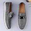 Luxury Brand Genuine Leather Shoes Men Casual Slip on Formal Dress Loafers Breathable Soft Flats for Male Non Slip Driving Flats