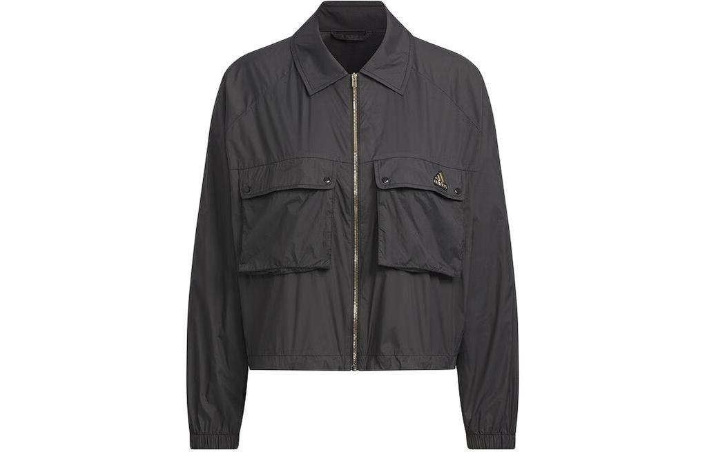 adidas Women'ss Collared Woven Training Jacket Black