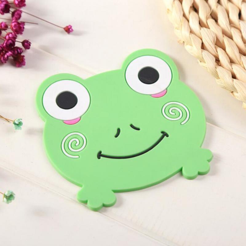 Dining Mat Unique Functional Decorative Innovative Rich And Colorful Fashionable Cartoon Animal Placemat Silicone Coaster Lovely