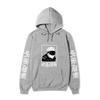 Men Women Fleece Hoodie Gojo Manga Art Two Sleeve Vertical Japanese Characters Casual Anime Hooded Sweatshirt