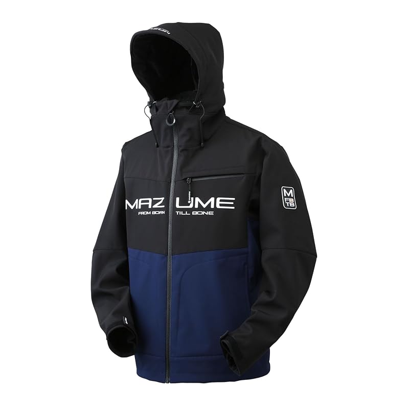 

[Mazume] cold weather jacket wind cut jacket duotone MZFW-799 Black x navy L