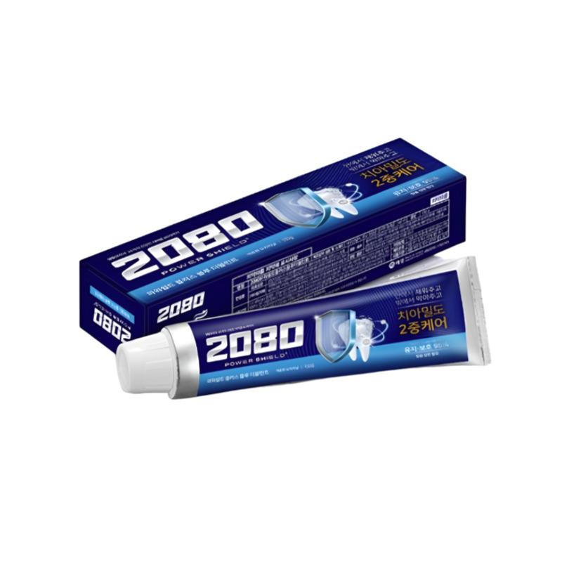 2080 Power Shield Zahnpasta Blau Doppelminze 150g 6er-Pack Koreanische Zahnpasta