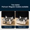 Mini Alcohol Stove Stainless Steel Pull-Out Camping Stove With Adjustable Firepower Drawer Outdoor Hiking Cooking Alcohol Stove