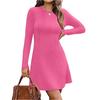 Women's Fashion Casual Long Sleeve Dresses