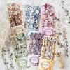 10Pieces Flower Border Sticker Flower Decorative Sticker Scrapbooking Sticker for Journal Planner Photo Frame Packaging
