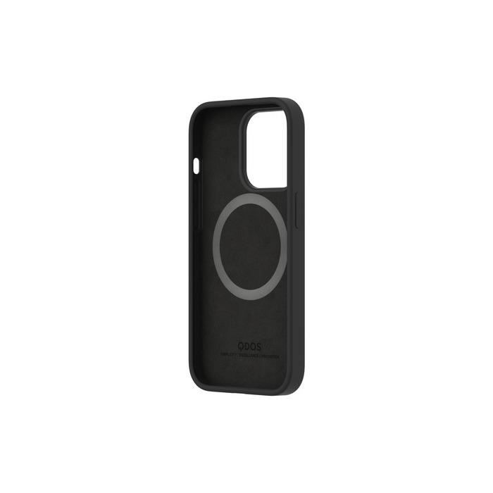 Coque pour iPhone 14 Pro Touch Pure avec Snap Compatible MagSafe QDOS Noir