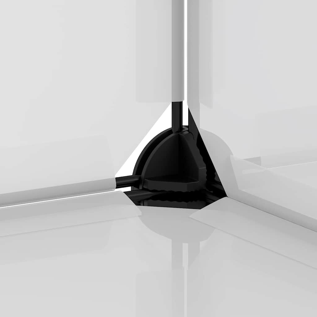 Modular Storage System with 6 Cubes Transparent PP