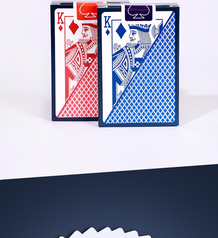 Golden Art Waterproof PVC Playing Cards - Durable, Fold-Resistant, Frosted Finish for Guandan & Doudizhu Poker