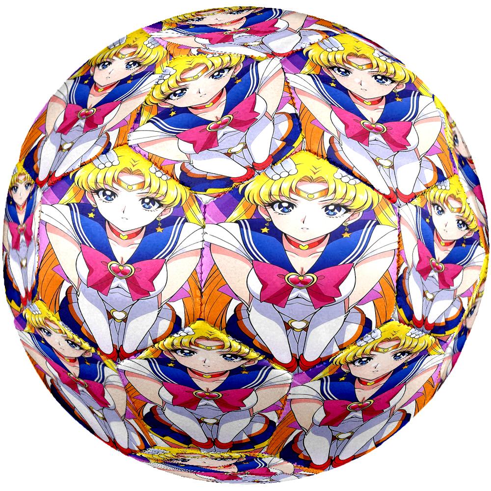 Sailor Moon Theme Size 5 Soccer Ball, Suitable for Both Indoor and Outdoor Matches, a Gift Suitable for Everyone.