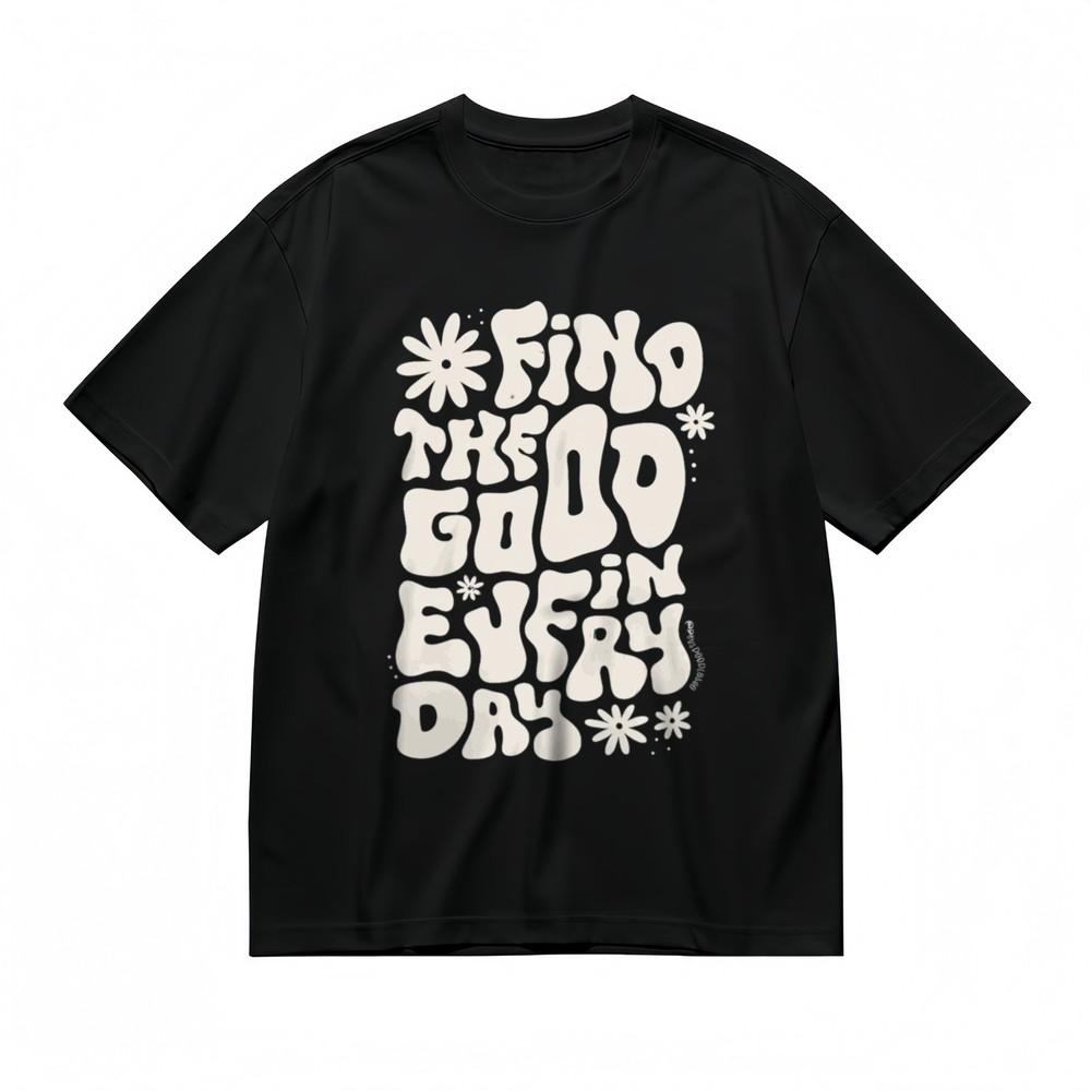 

Women s Comfortable Breathable T-Shirt Good In Every Day Flower Printed Tee 3XL