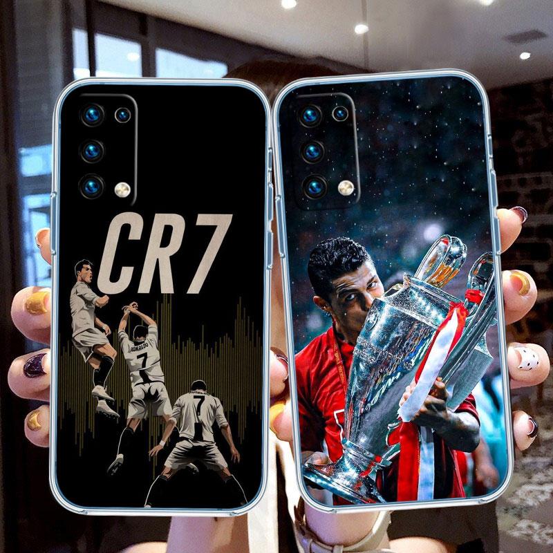 Star Football C-Cr7 Transparent Phone Case for Motorola Moto G40 G04 G05 One Ace Action Fusion + Plus Hyper Macro Vision Zoom
