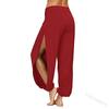 HNXC Pantaloni e Capri da Donna alla Moda Casual a Tinta Unita con Stampa