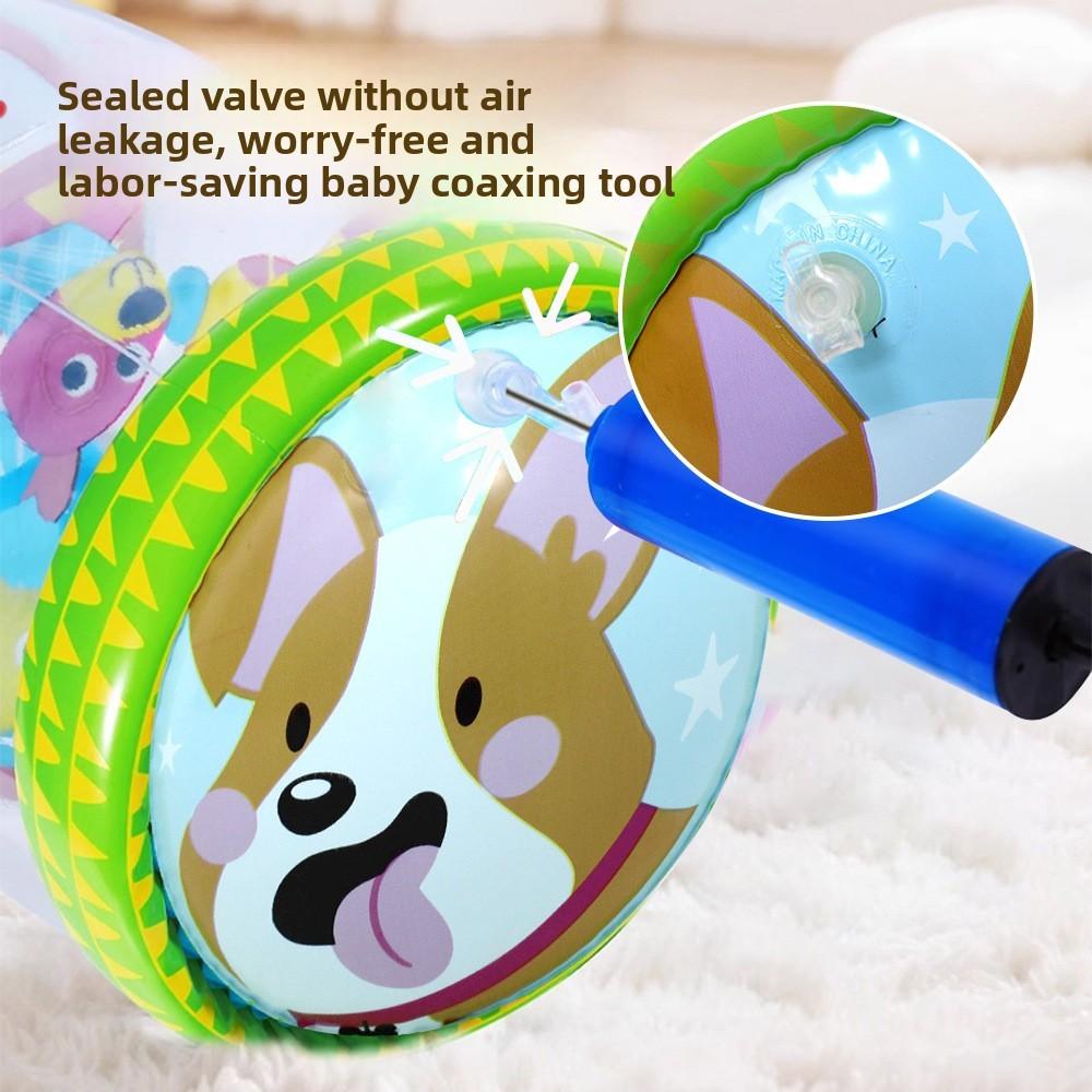 Infant Baby Crawling Rattle Drum With Sound For Early Development And Sensory Play