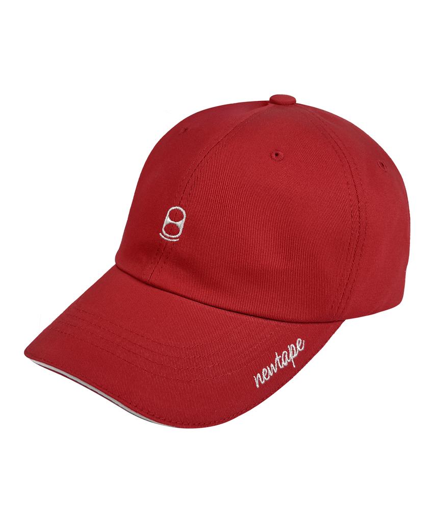 Nyuteib Soda String Oversized Ball Cap - Red