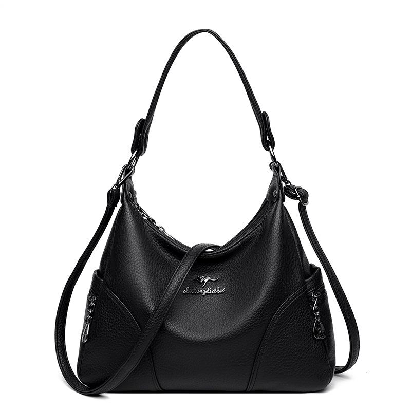 Luxury Designer Purses and Handbags Women Leather Shoulder Bags Many Pockets Casual Crossbody Bags for Women 2026