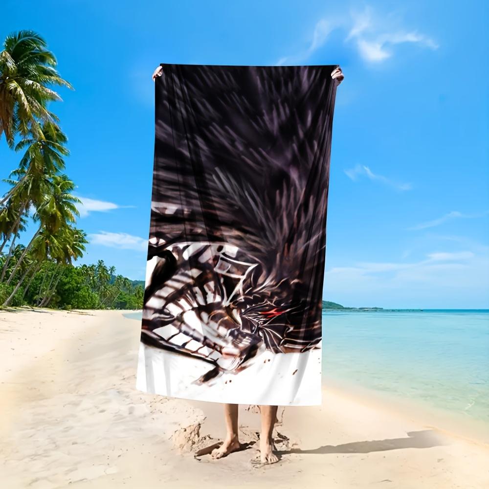 1pc Anime Berserk Microfiber Beach Towel Quick Dry Sand Free Soft Absorbent Pool Gym Sports Towel for Fans Beach Accessories