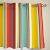 Bunte Streifen Luxus Fenstervorhang für Wohnzimmer Schlafzimmer Heimdeko Küche für Fensterdraperien