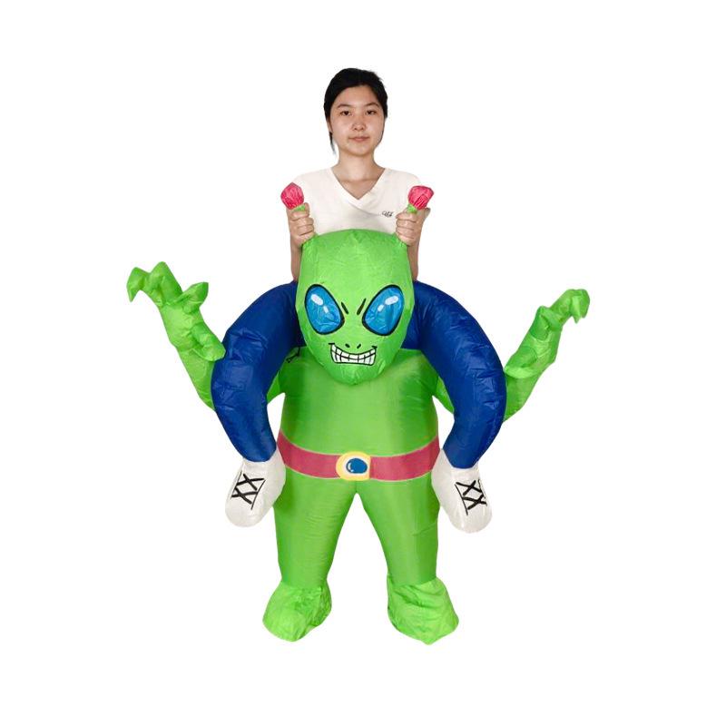 Costume gonfiabile da alieno per Halloween e scherzi Cosplay