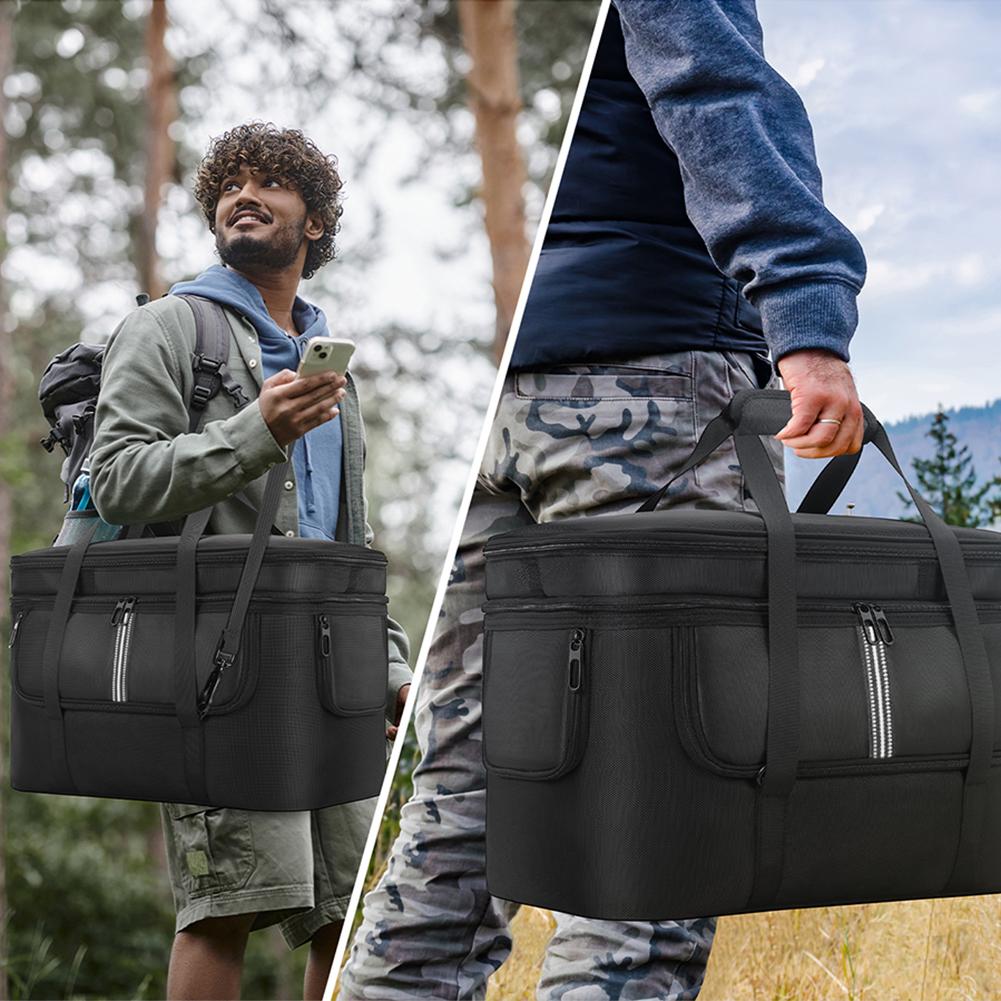 Portable Carrying Box for DJI Power 1000 Power Station Bag Travel Carrying Bag Dustproof Anti-drop with Shoulder Strap & Handle