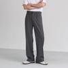 Mens American Style White Loose Straight Floor Drape Casual Suit Pants