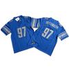 Mens American Football Jersey With Embroidered Number 14 Lion Team Design Cotton Blend Unisex Sportswear Training Game