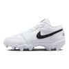 Air 1 Low Cleat GS White Black Kids Sneakers HF6885-100