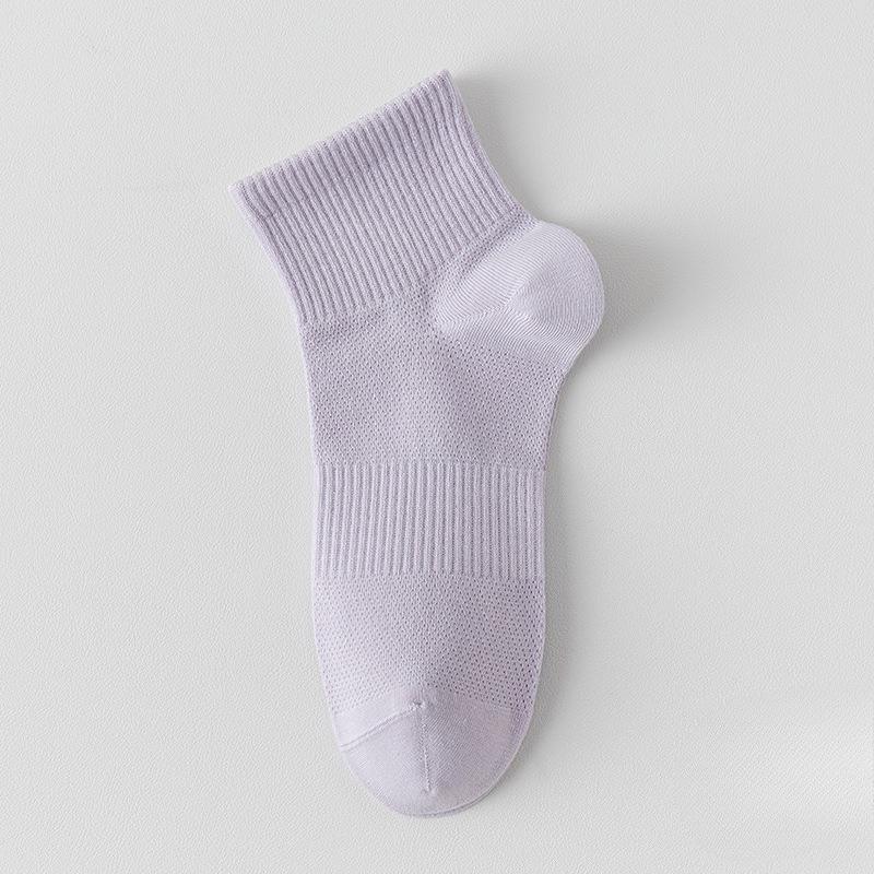 Sock Summer Light Pure Cotton Anti-bacterial and Deodorizing Mesh Breathable Without Bones Anti-slip and Anti-drop Heel