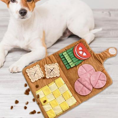 Ins New Menu Cute Nose Smell Dog Funny Toy Squeak Stuffed Toy Simulation Book Pet Interactive Toy Photo Props for Birthday Gifts