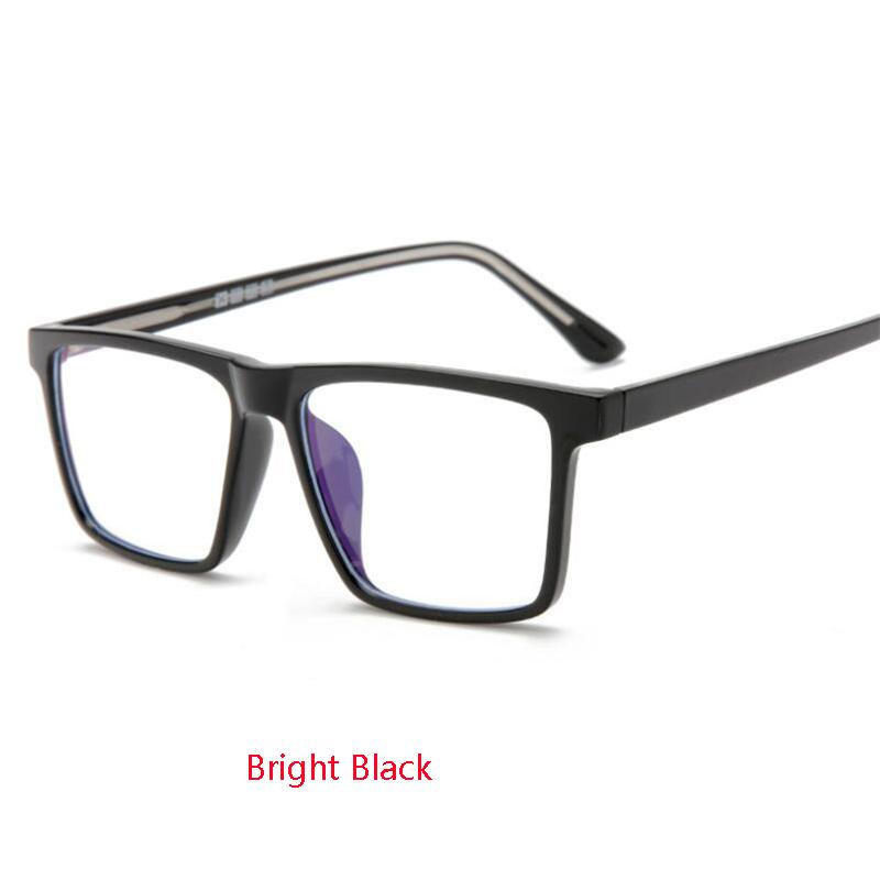 

TR90 Overized Square Myopia Eyeglasses Anti Blue Rays Big Frame Prescription Glasses For The Nearsighted 0 -0.5 -0.75 To -6.0 0