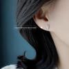 Korean Trendy Five-Pointed Star Diamond Stud Earrings for Women - Simple, Sparkling Design