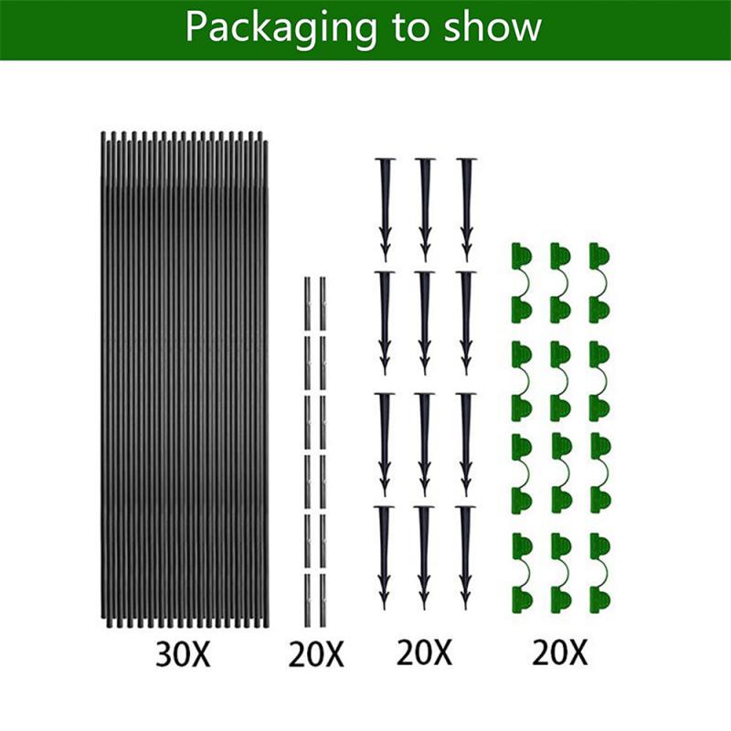 Durable Anti Frost Horticultural Protection Bracket 1set Flowers And Plants Bracket Set Net Arch Set Fiber Rod