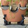 3 stuks/set Dieren Bloempot Voetkussens Kat Hond voor Decoratieve Bloempot Ondersteuning Handwerk Bloempot Tuin