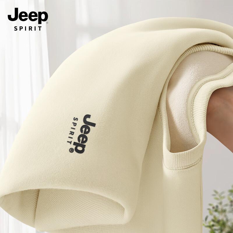 JEEP SPIRIT Herren Winter Warmes Fleece Sweatshirt