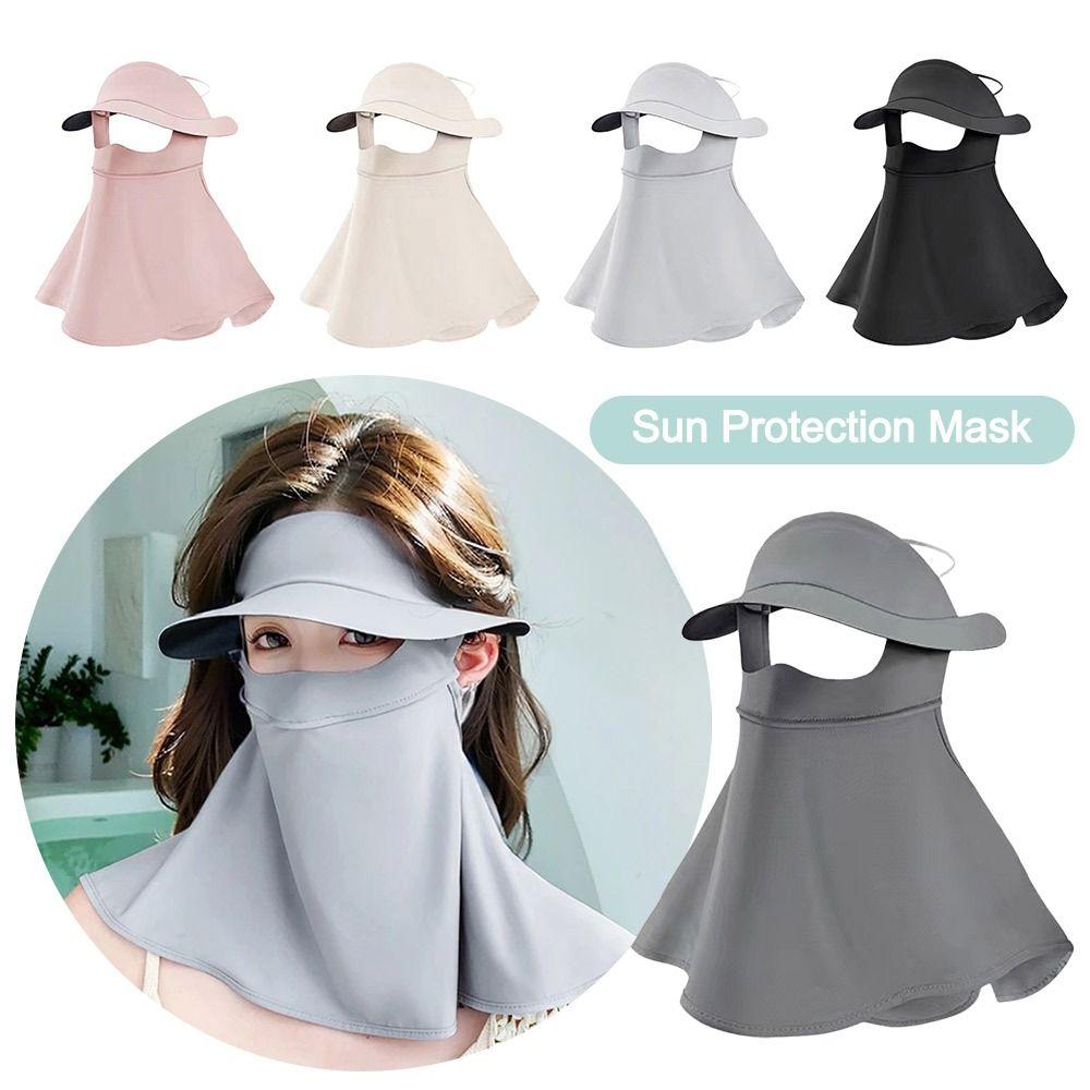 

Full Face Sun Protection Mask UPF50+ Sunshade Face Mask New Anti-UV Neck Scarf Cycling