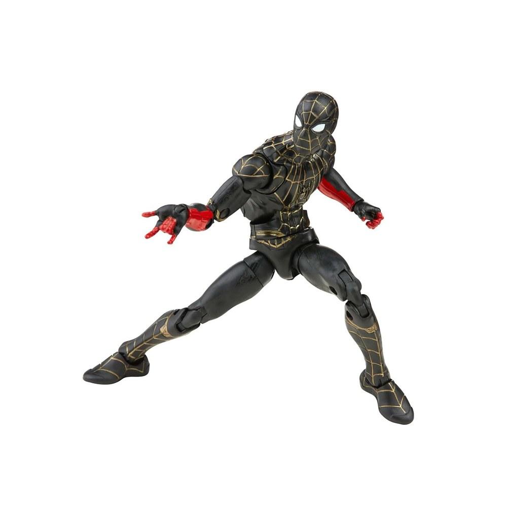 Hasbro Marvel Legends Spider-Man No Way Home Black and Gold Suit 6-Inch Action Figure F3019 Build-A-Figure Parts